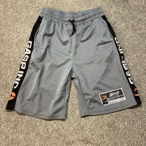 GASP US Training Shorts Black Men's 2XL Athletic Gym Pockets Stretch Drawstring